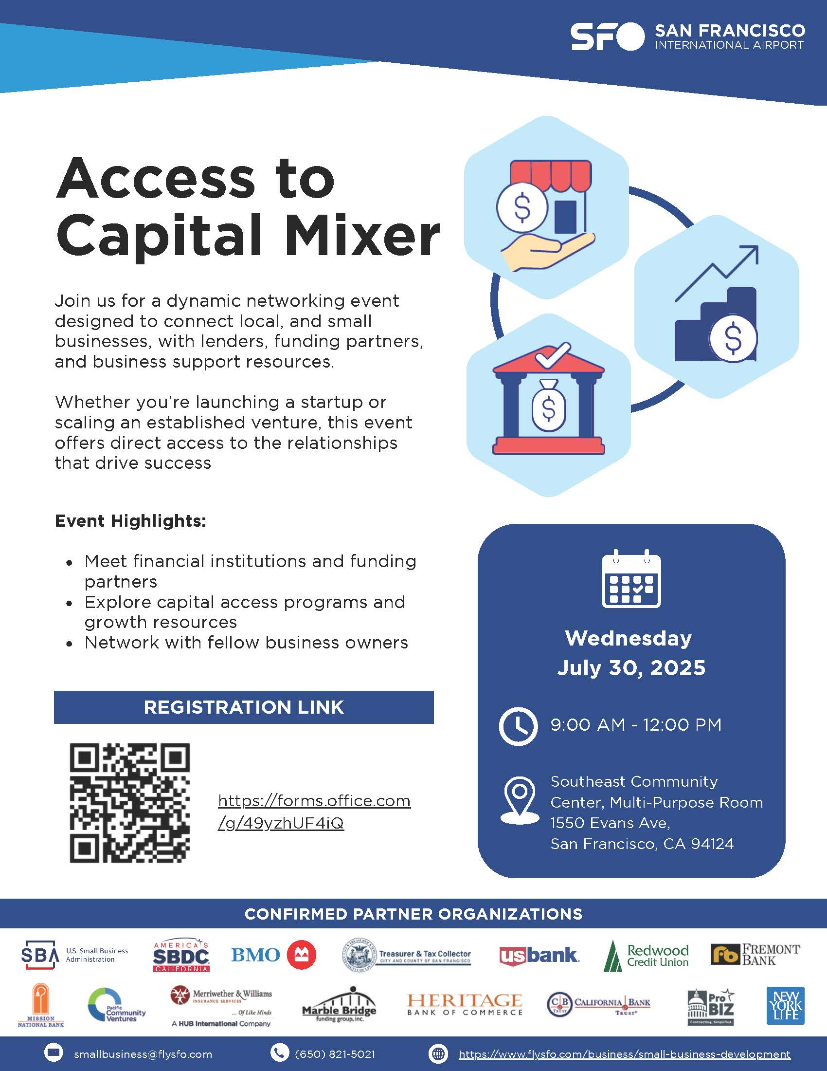Access to Capital Mixer Flyer