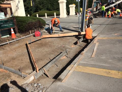 Bus Stop Construction